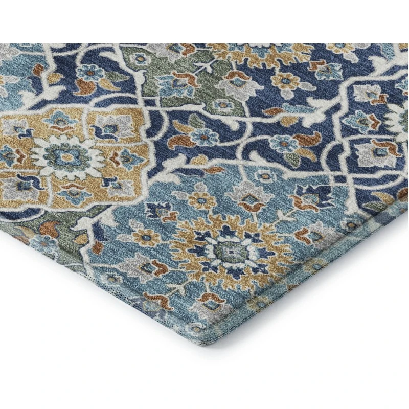 Addison Mayfield Blue AMF2199 - 8ft. Round Rug