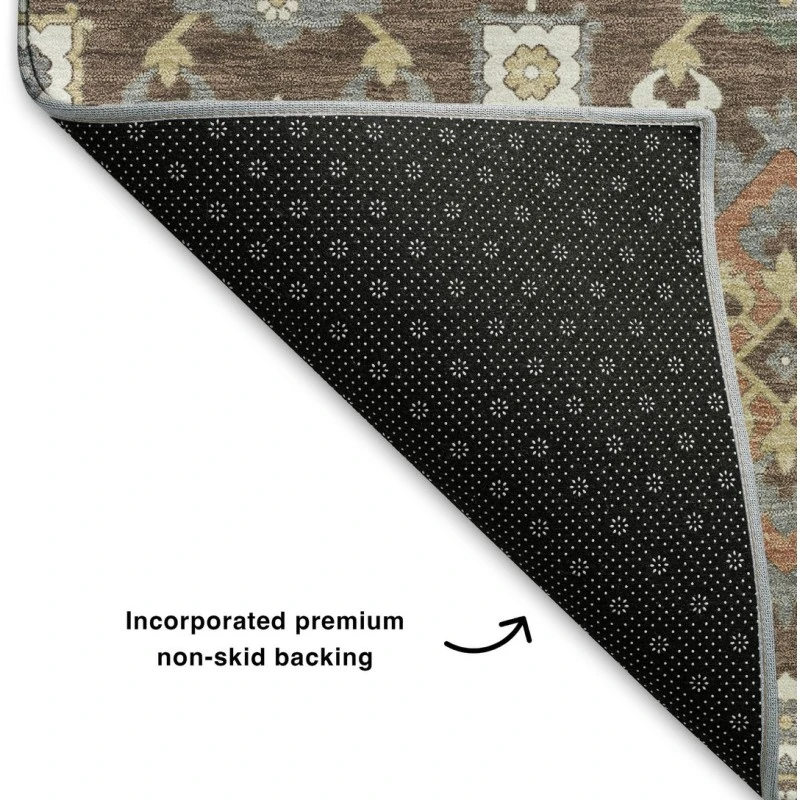 Addison Mayfield Brown AMF2200 - 8ft. Round Rug