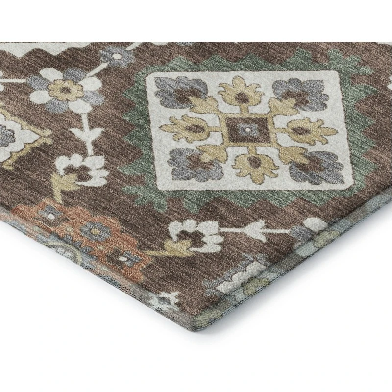 Addison Mayfield Brown AMF2200 - 8ft. Round Rug