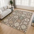 Addison Mayfield Brown AMF2200 - 8ft. Round Rug