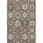Addison Mayfield Brown AMF2200 - 8ft. Round Rug