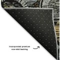 Addison Mayfield Black AMF2206 2ft. 3in. x 7ft. 6in. Rect. Rug