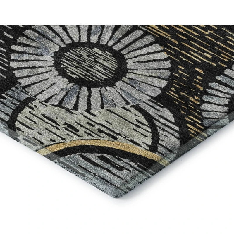 Addison Mayfield Black AMF2206 2ft. 3in. x 7ft. 6in. Rect. Rug