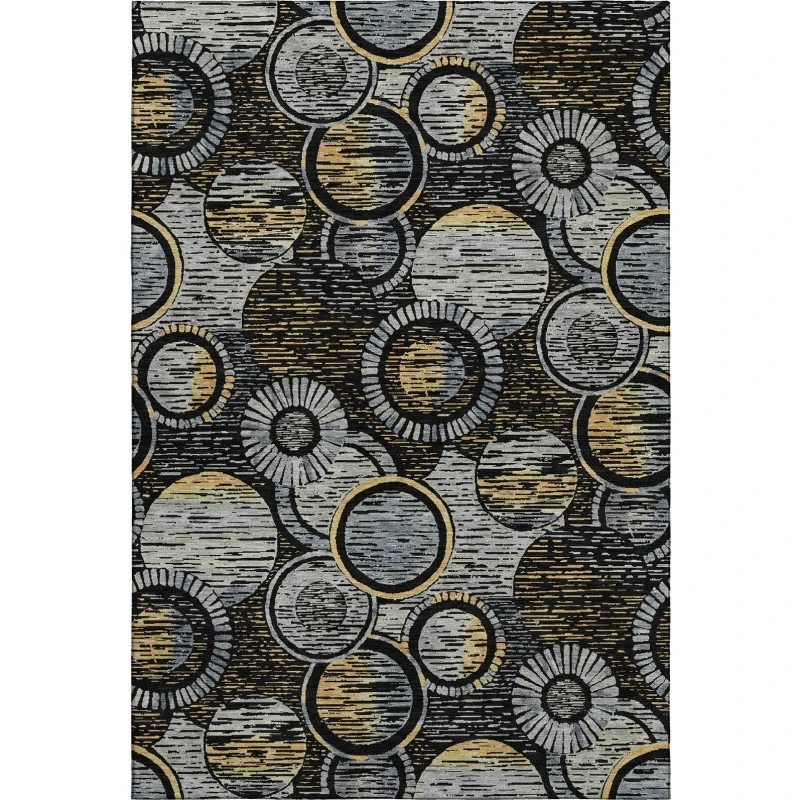 Addison Mayfield Black AMF2206 2ft. 3in. x 7ft. 6in. Rect. Rug