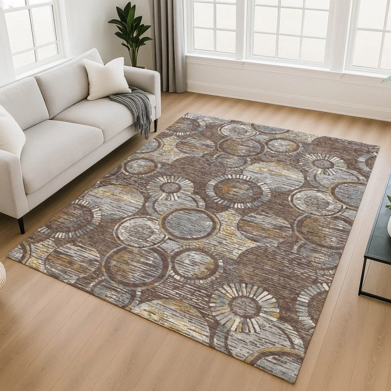 Addison Mayfield Brown AMF2206 5ft. x 7ft. 6in. Rect. Rug