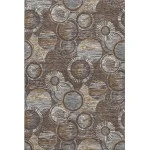 Addison Mayfield Brown AMF2206 - 8ft. Round Rug