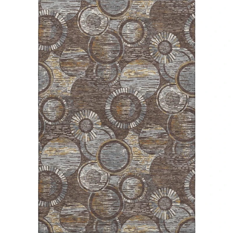 Addison Mayfield Brown AMF2206 5ft. x 7ft. 6in. Rect. Rug