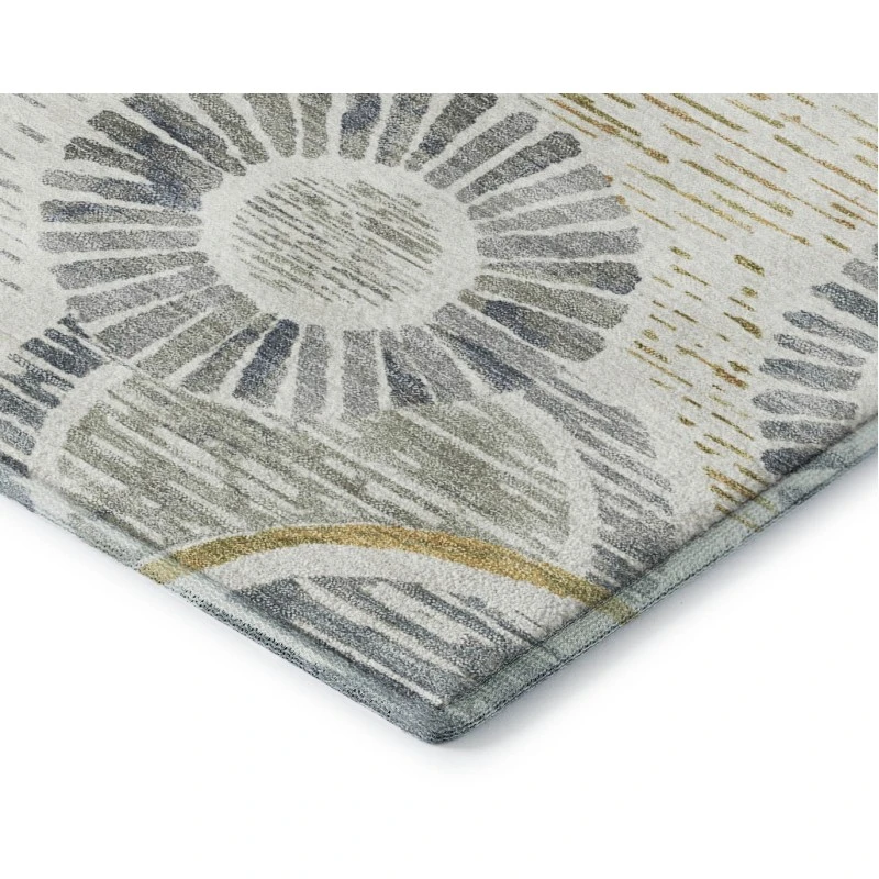 Addison Mayfield Ivory AMF2206 - 8ft. Round Rug