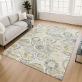 Addison Mayfield Ivory AMF2206 - 8ft. Round Rug