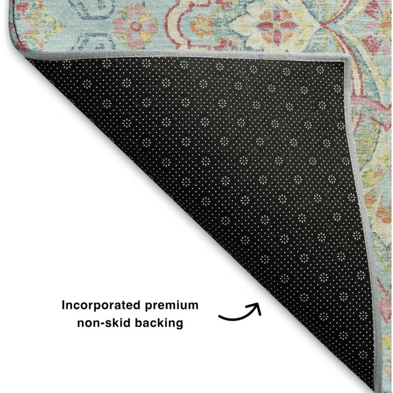 Addison Mayfield Blue AMF2207 - 8ft. Round Rug
