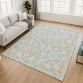 Addison Mayfield Blue AMF2207 - 8ft. Round Rug