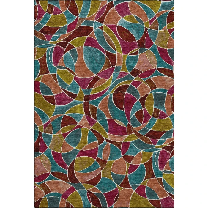 Addison Mayfield Red AMF2208 5ft. x 7ft. 6in. Rect. Rug