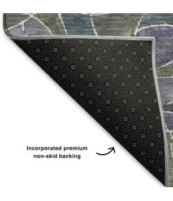Addison Mayfield Purple AMF2208 5ft. x 7ft. 6in. Rect. Rug