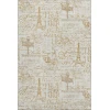 Addison Mayfield Gold AMF2209 - 8ft. Round Rug