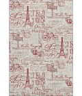 Addison Mayfield Red AMF2209 - 8ft. Round Rug