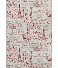 Addison Mayfield Red AMF2209 8ft. x 10ft. Rect. Rug