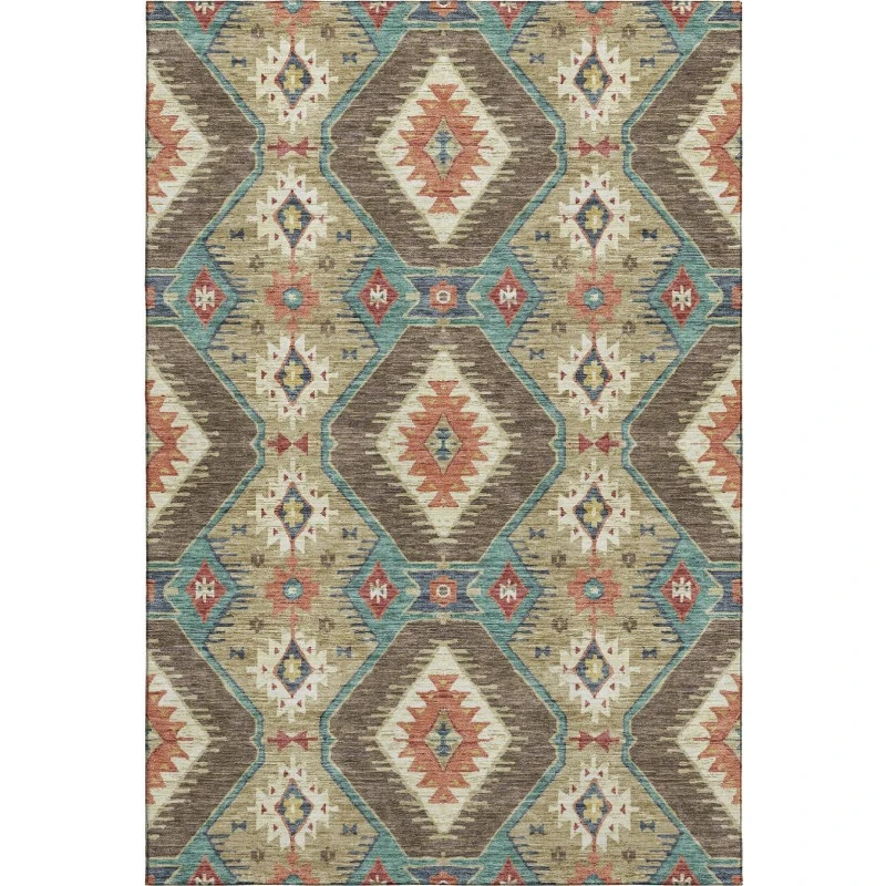 Addison Mayfield Brown AMF2210 2ft. 3in. x 7ft. 6in. Rect. Rug