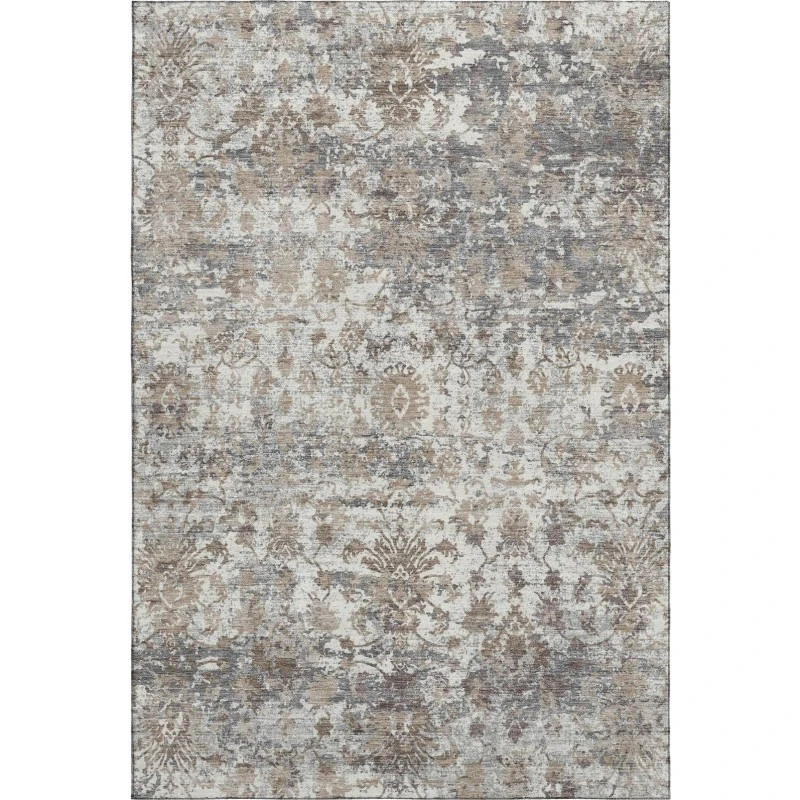 Addison Mayfield Brown AMF2211 - 8ft. Round Rug