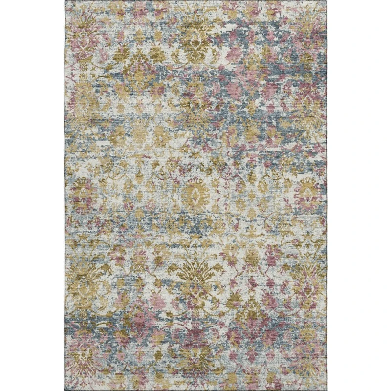 Addison Mayfield Gold AMF2211 - 8ft. Round Rug