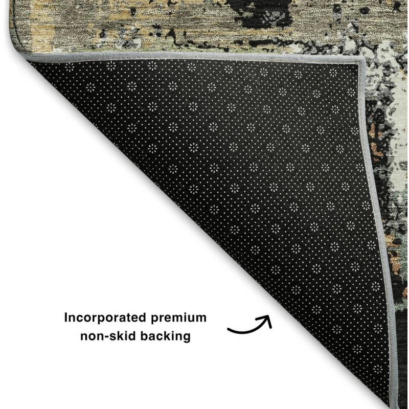 Addison Mayfield Black AMF2212 2ft. 3in. x 7ft. 6in. Rect. Rug