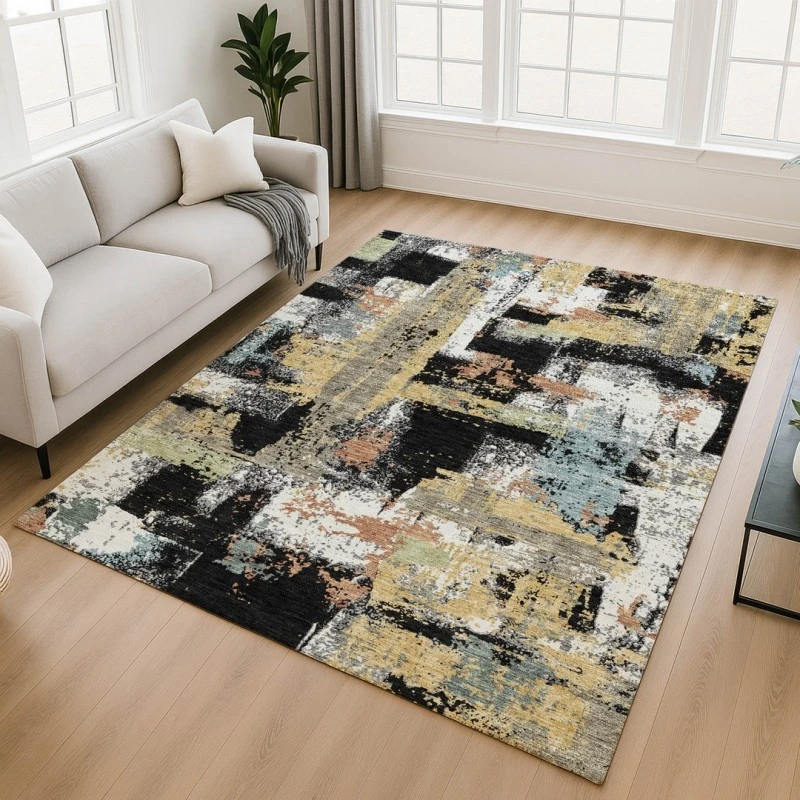 Addison Mayfield Black AMF2212 2ft. 3in. x 7ft. 6in. Rect. Rug