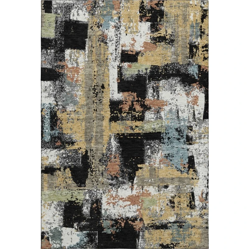 Addison Mayfield Black AMF2212 2ft. 3in. x 7ft. 6in. Rect. Rug