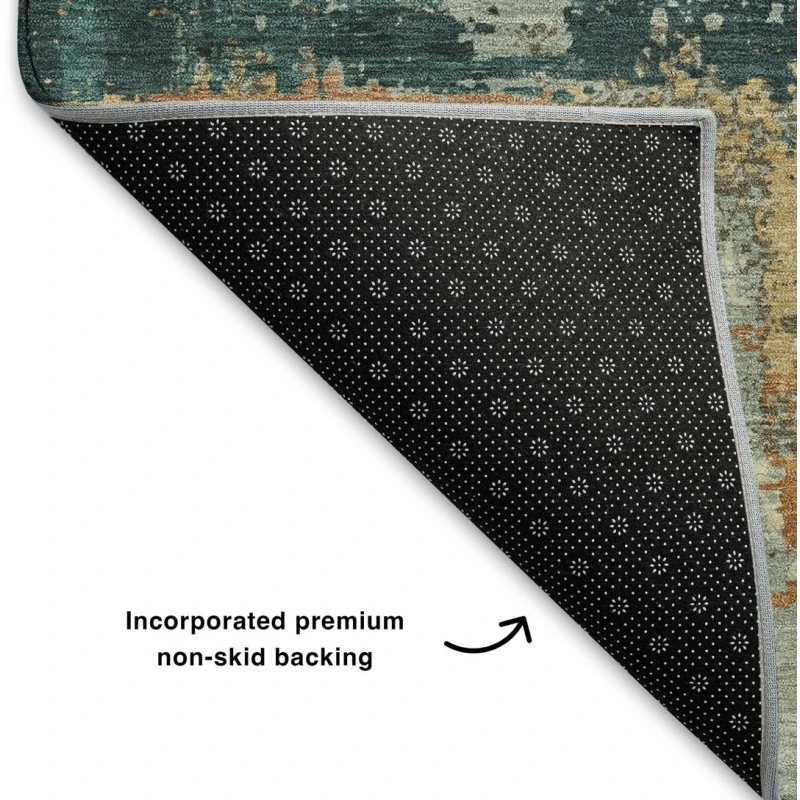 Addison Mayfield Blue AMF2212 - 8ft. Round Rug