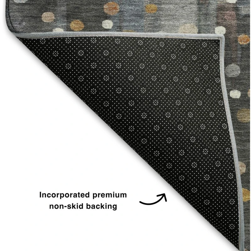 Addison Mayfield Gray AMF2213 - 8ft. Round Rug