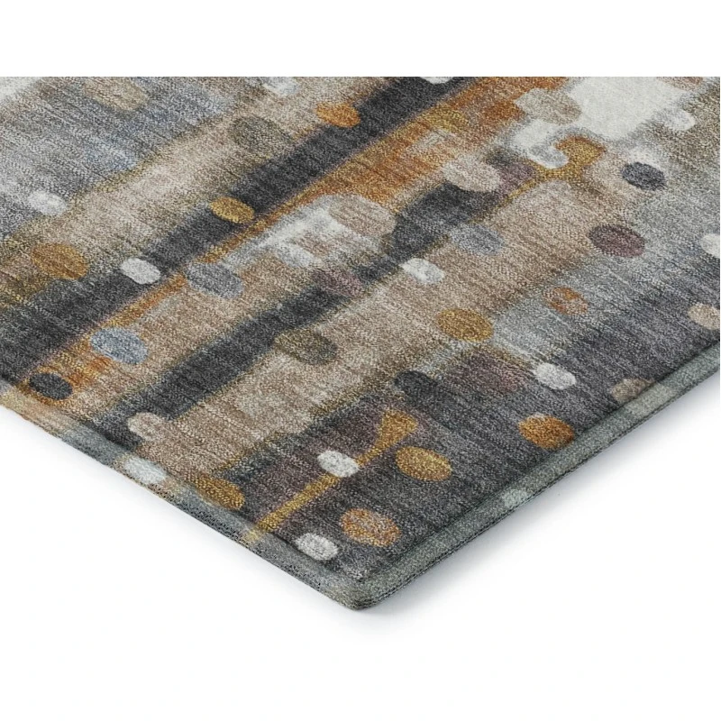 Addison Mayfield Gray AMF2213 - 8ft. Round Rug