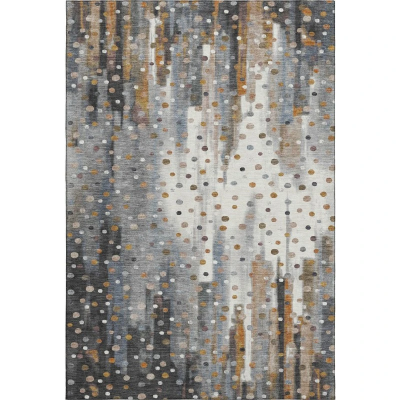 Addison Mayfield Gray AMF2213 - 8ft. Round Rug