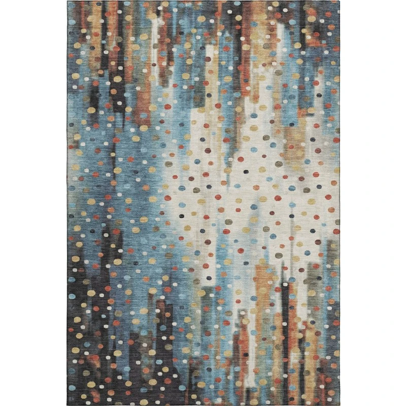 Addison Mayfield Teal AMF2213 5ft. x 7ft. 6in. Rect. Rug