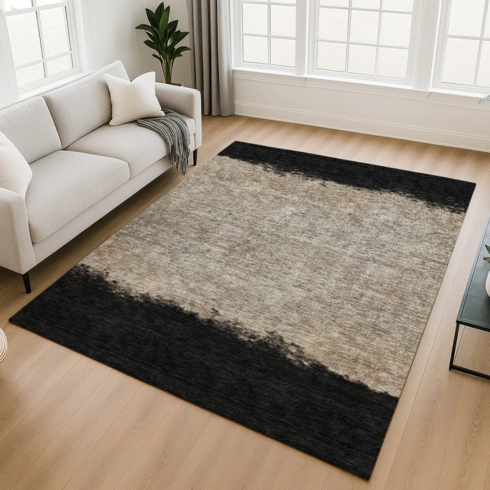 Addison Mayfield Black AMF2214 2ft. 3in. x 7ft. 6in. Rect. Rug