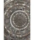 Addison Mayfield Brown AMF2216 - 8ft. Round Rug