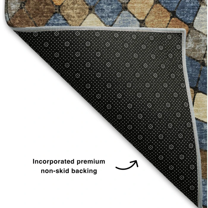 Addison Mayfield Blue AMF2216 2ft. 3in. x 7ft. 6in. Rect. Rug