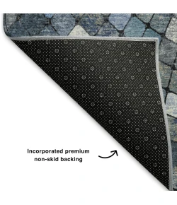 Addison Mayfield Blue AMF2216 2ft. 3in. x 7ft. 6in. Rect. Rug