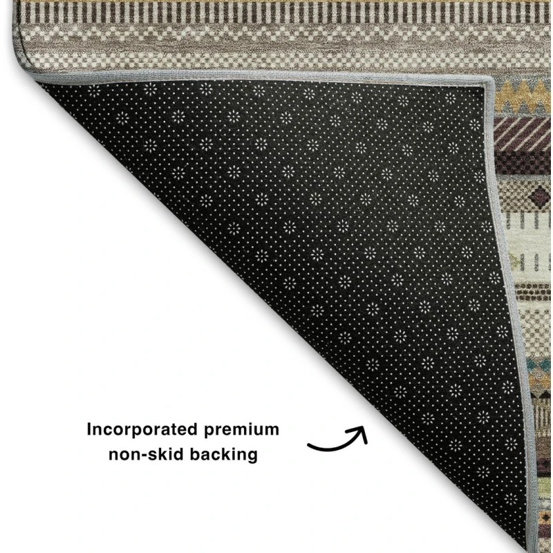 Addison Mayfield Brown AMF2218 - 8ft. Round Rug