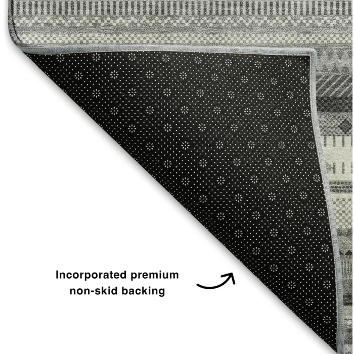 Addison Mayfield Gray AMF2218 5ft. x 7ft. 6in. Rect. Rug