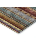 Addison Mayfield Orange AMF2218 - 8ft. Round Rug