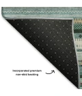 Addison Mayfield Teal AMF2218 2ft. 3in. x 7ft. 6in. Rect. Rug