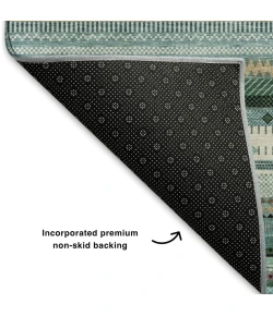 Addison Mayfield Teal AMF2218 8ft. x 10ft. Rect. Rug
