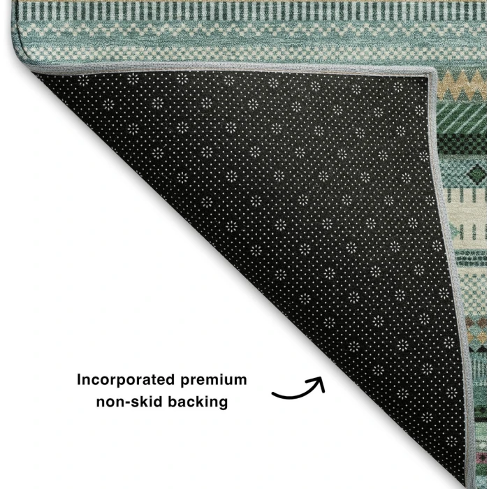 Addison Mayfield Teal AMF2218 2ft. 3in. x 7ft. 6in. Rect. Rug