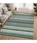 Addison Mayfield Teal AMF2218 2ft. 3in. x 7ft. 6in. Rect. Rug