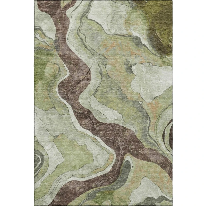 Addison Mayfield Green AMF2219 5ft. x 7ft. 6in. Rect. Rug