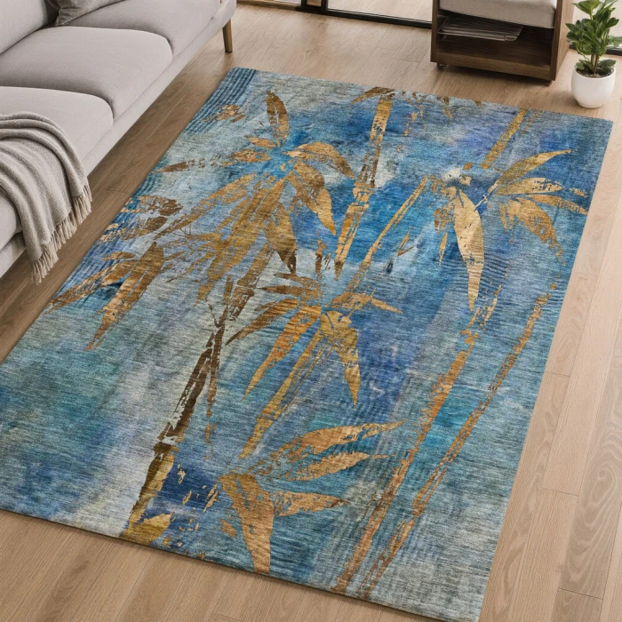 Addison Mayfield Blue AMF2222 2ft. 3in. x 7ft. 6in. Rect. Rug