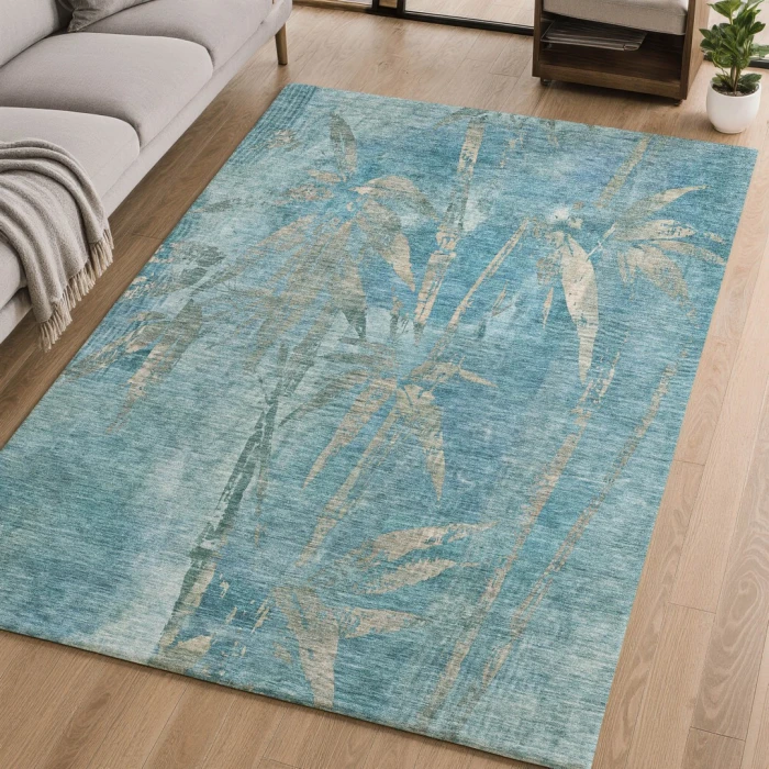 Addison Mayfield Blue AMF2222 2ft. 3in. x 7ft. 6in. Rect. Rug