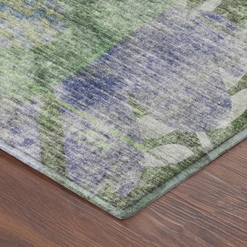 Addison Mayfield Teal AMF2223 - 8ft. Round Rug