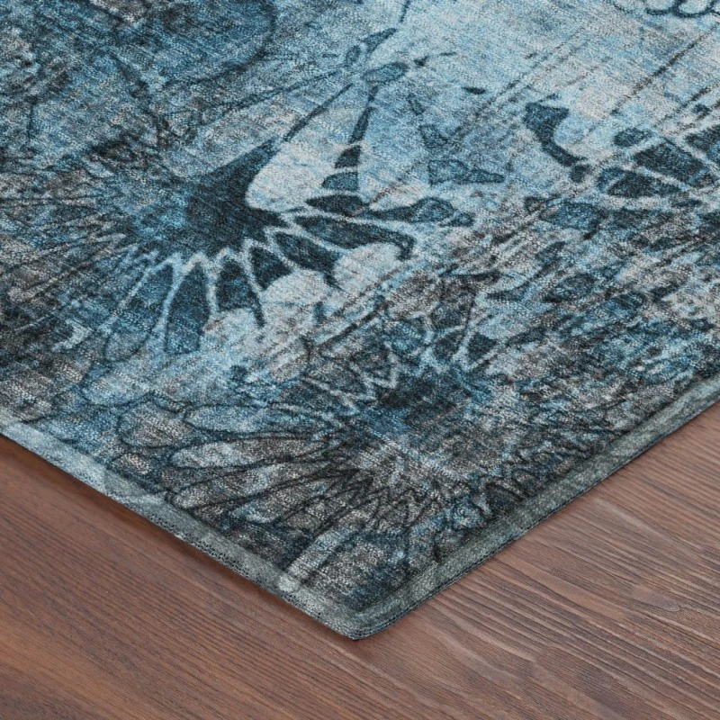Addison Mayfield Teal AMF2224 - 8ft. Round Rug