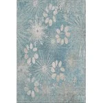 Addison Mayfield Blue AMF2225 - 8ft. Round Rug