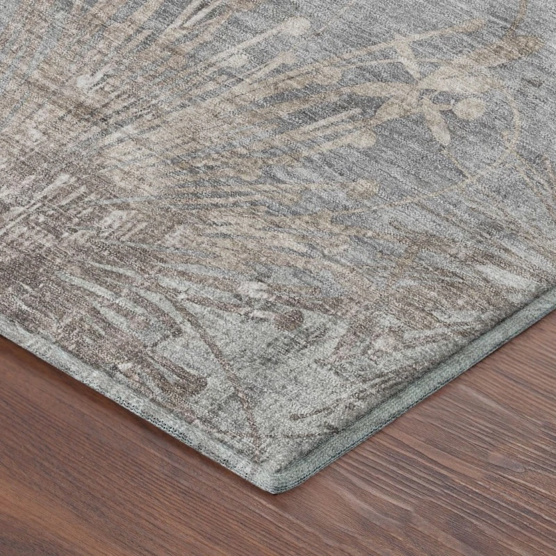 Addison Mayfield Gray AMF2225 - 8ft. Round Rug