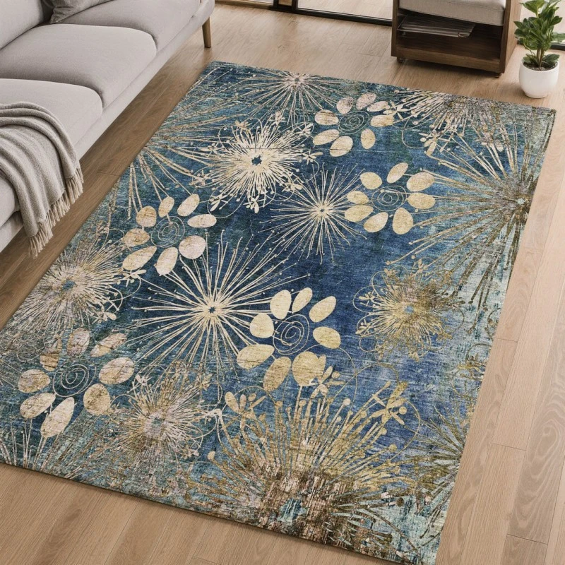 Addison Mayfield Blue AMF2225 8ft. x 10ft. Rect. Rug